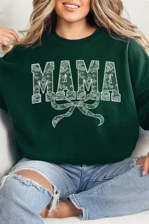 White Lace Mama Unisex NuBlend Crew Sweatshirt