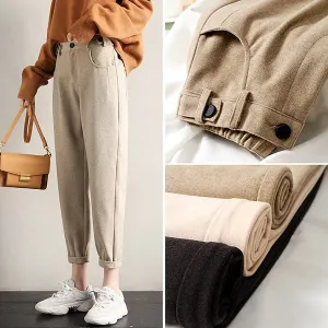 Women Woolen Harem Pants