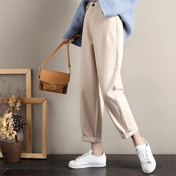 Women Woolen Harem Pants
