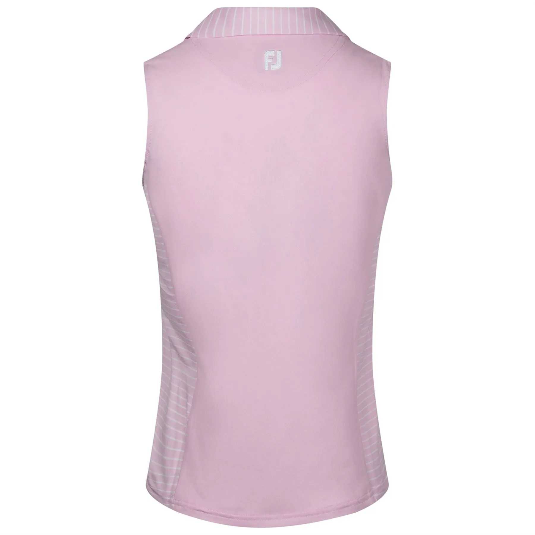 Womens Sleeveless Open Placket Shirt Pink - AW24